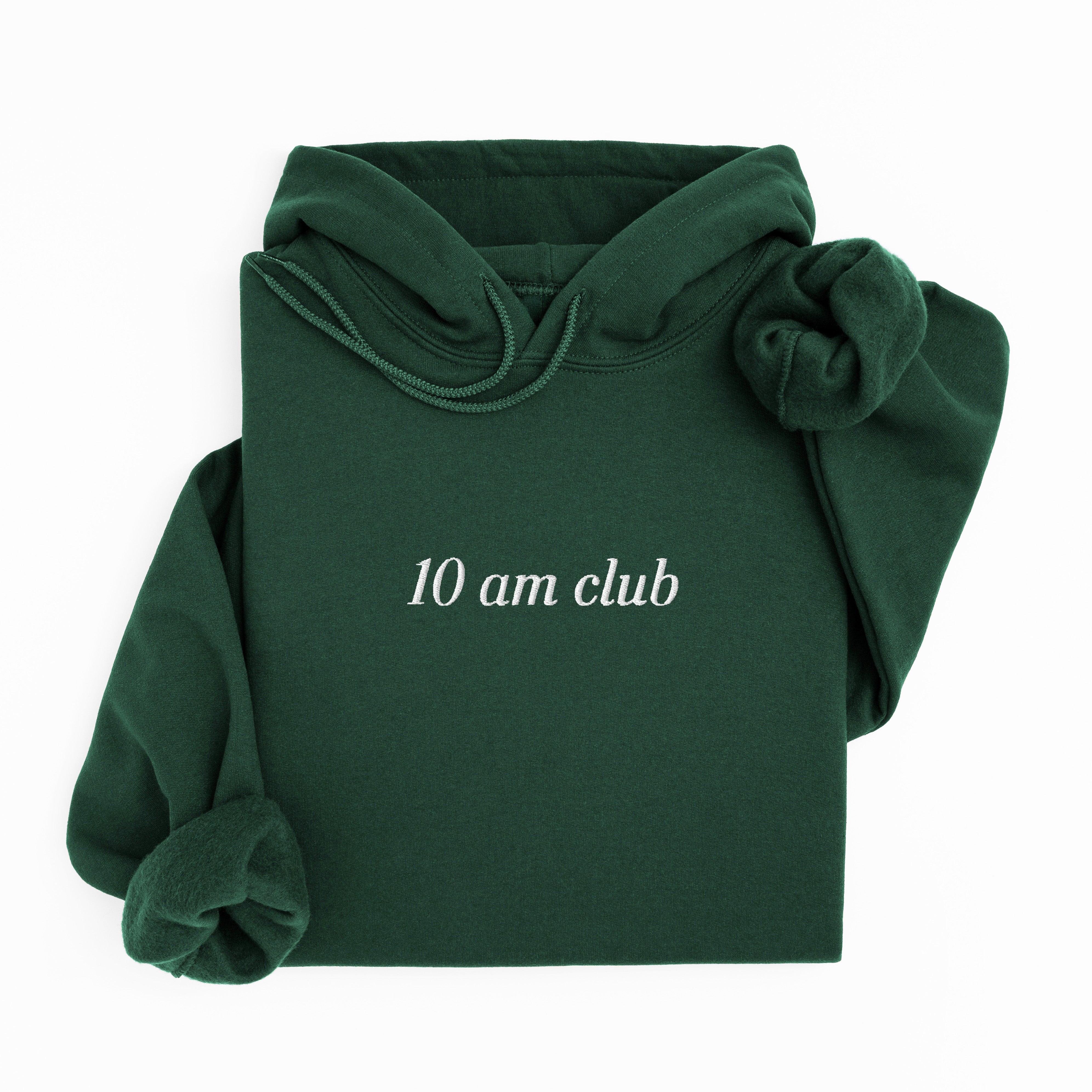 10 am club hoodie