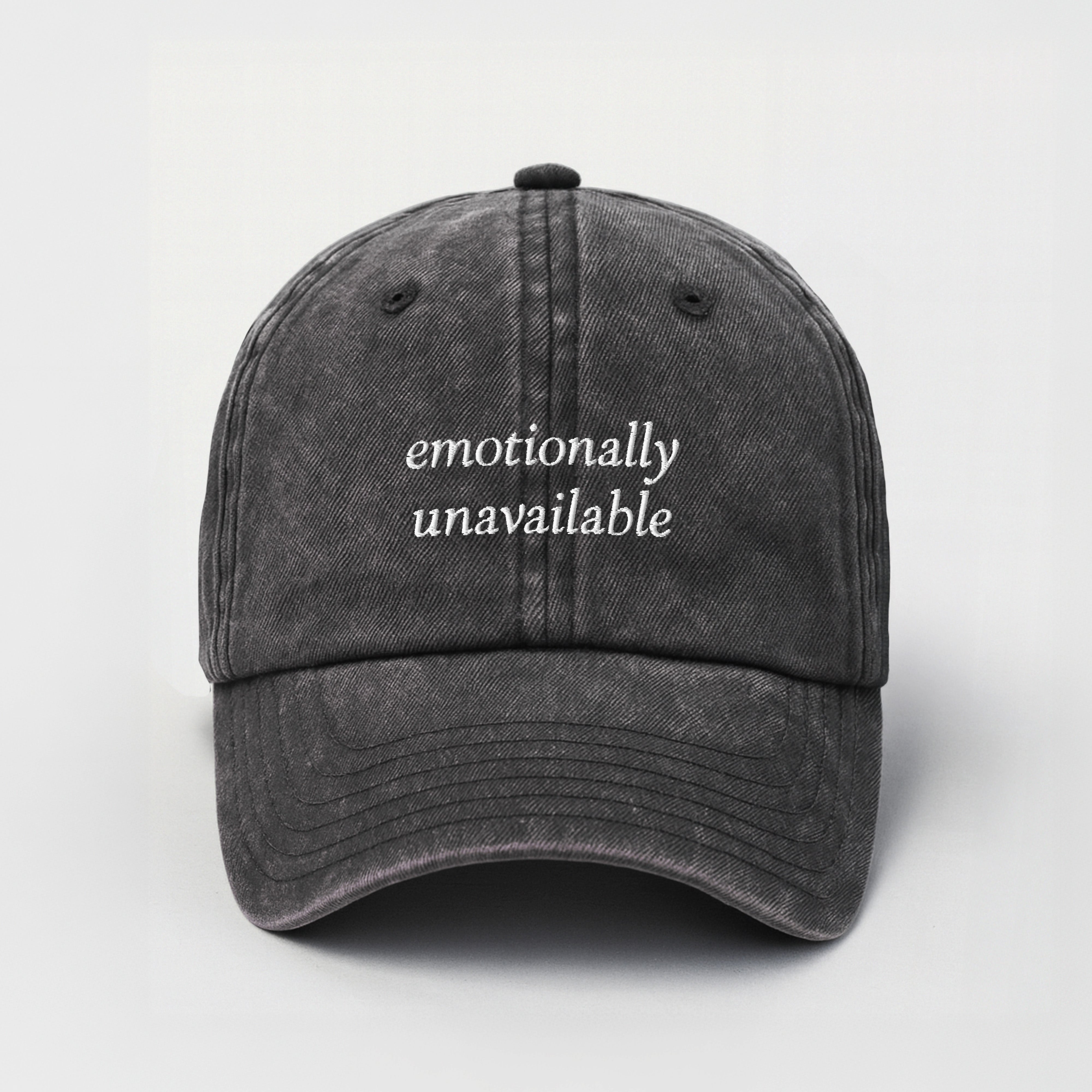 emotionally unavailable cap