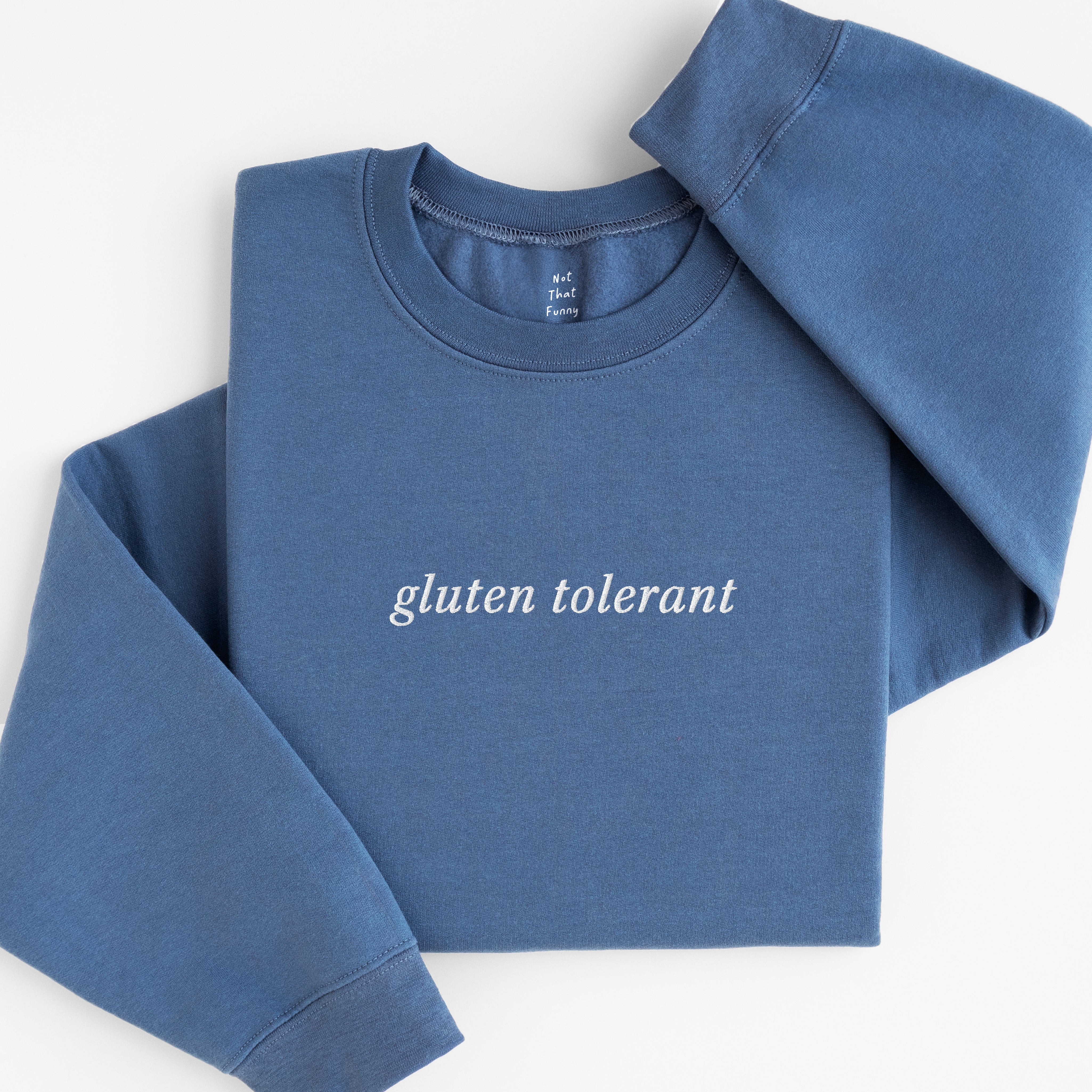 gluten tolerant sweatshirt