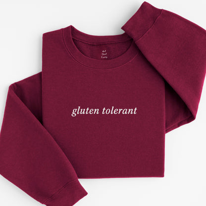 gluten tolerant sweatshirt