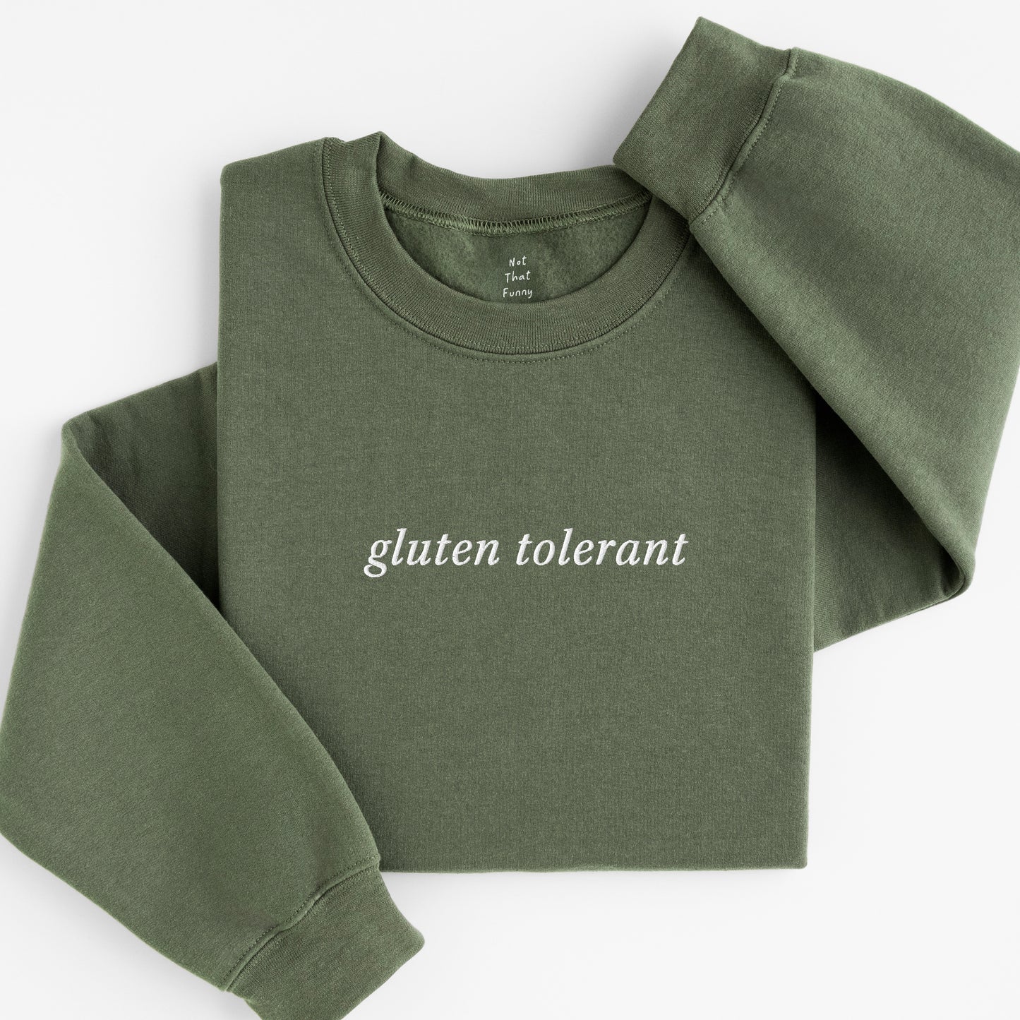gluten tolerant sweatshirt
