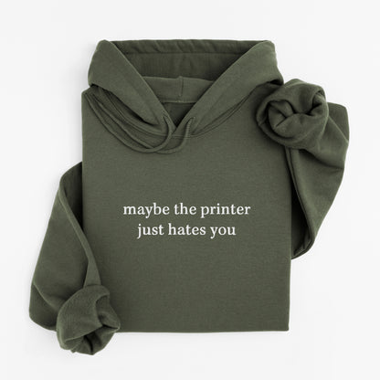 printer hoodie