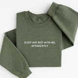sleep beef sweatshirt