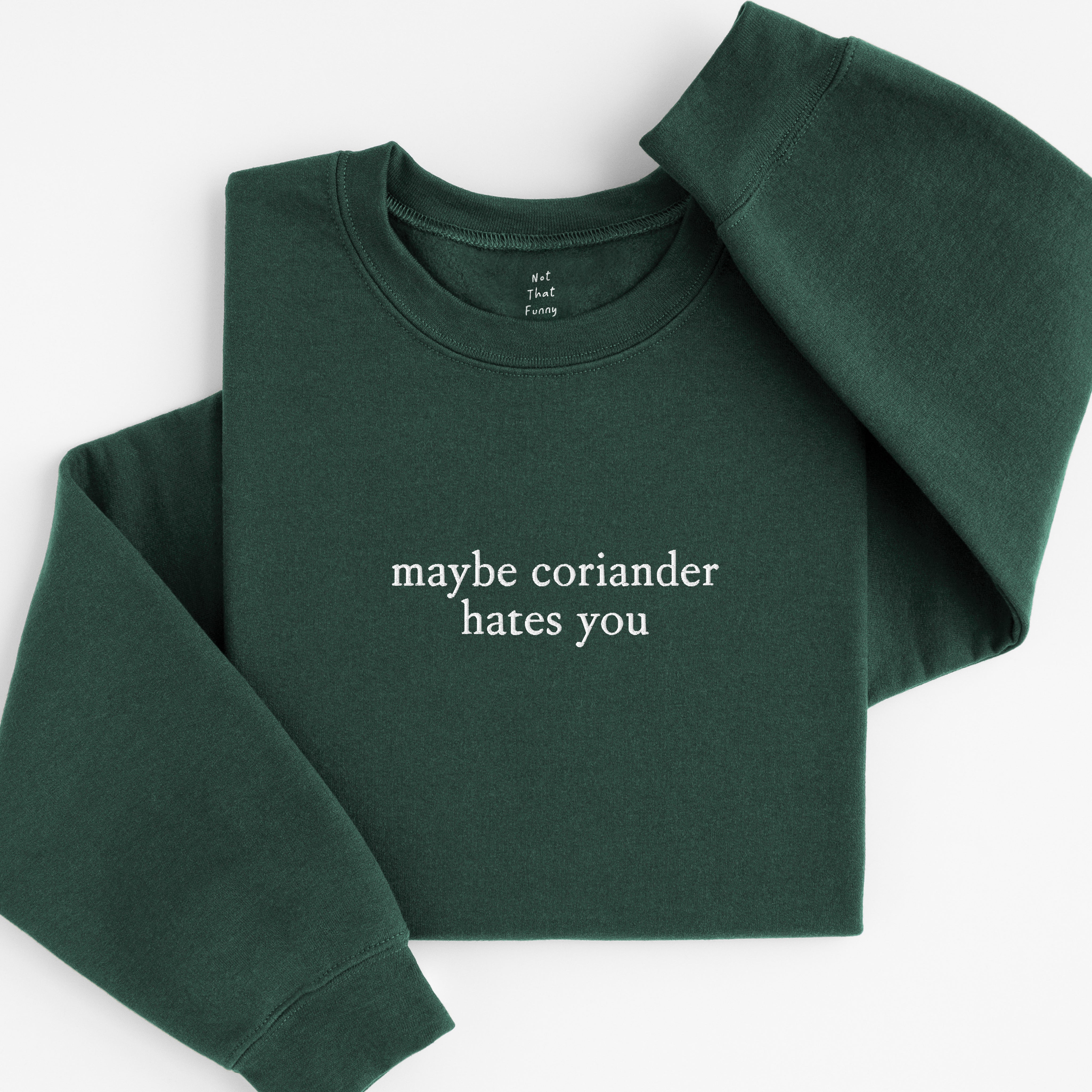 maybe coriander sweatshirt