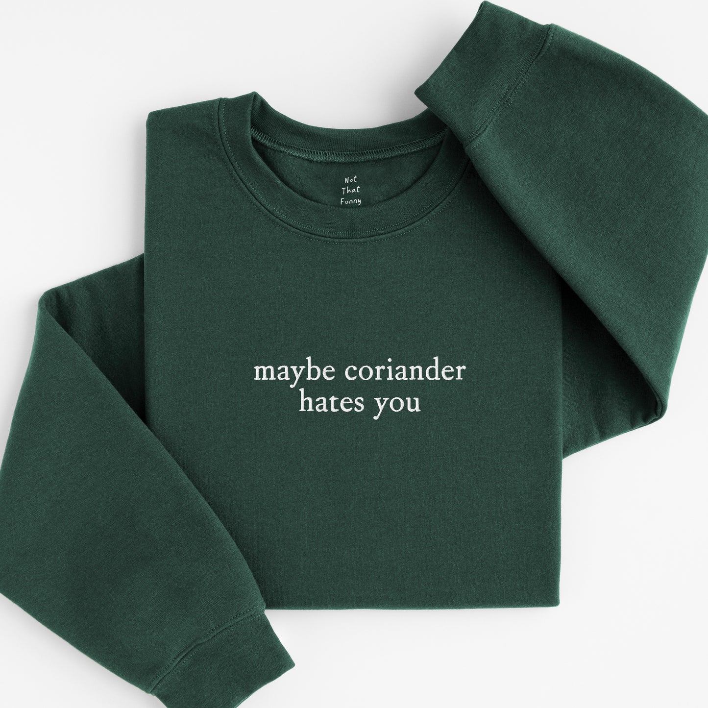 maybe coriander sweatshirt