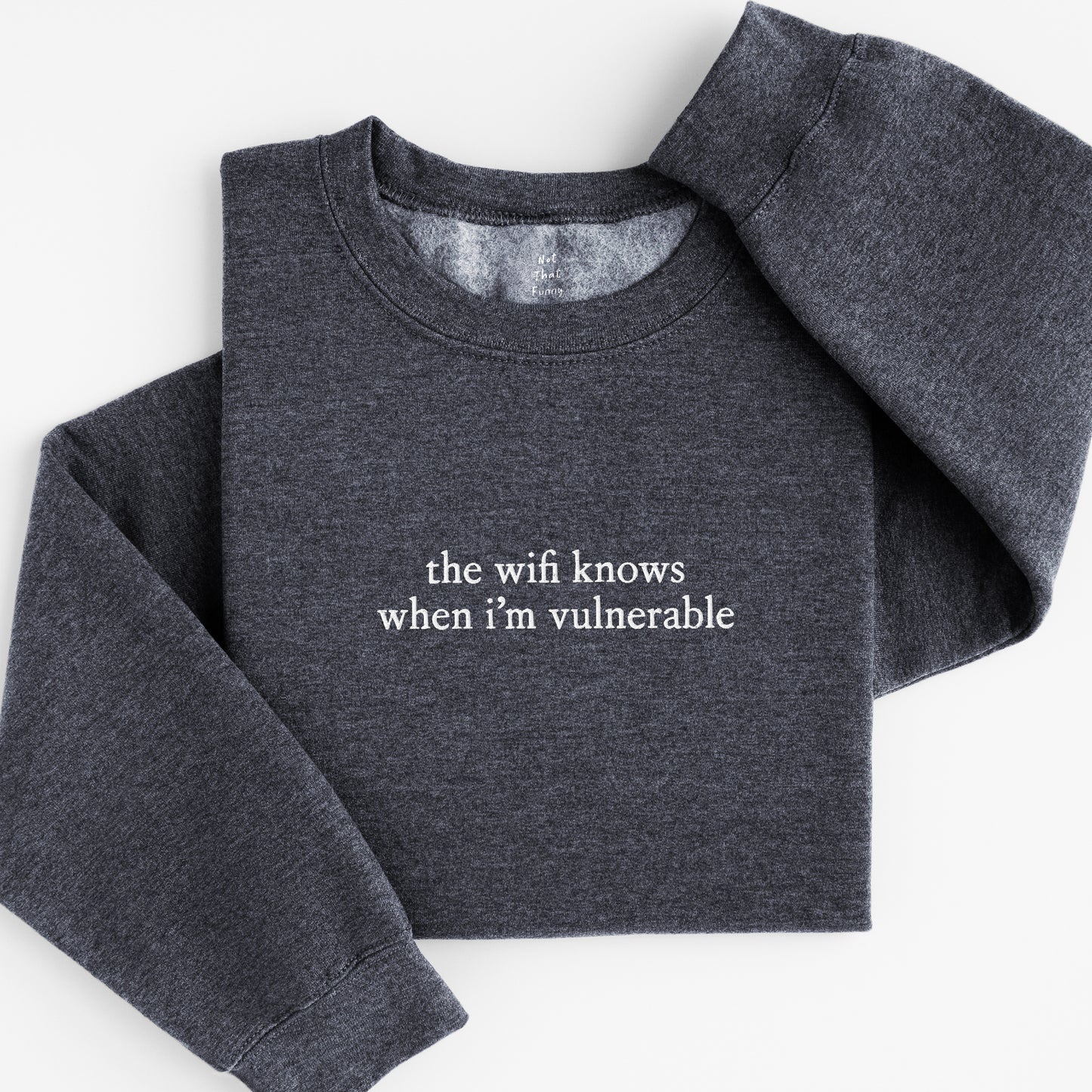 the wifi knows sweatshirt