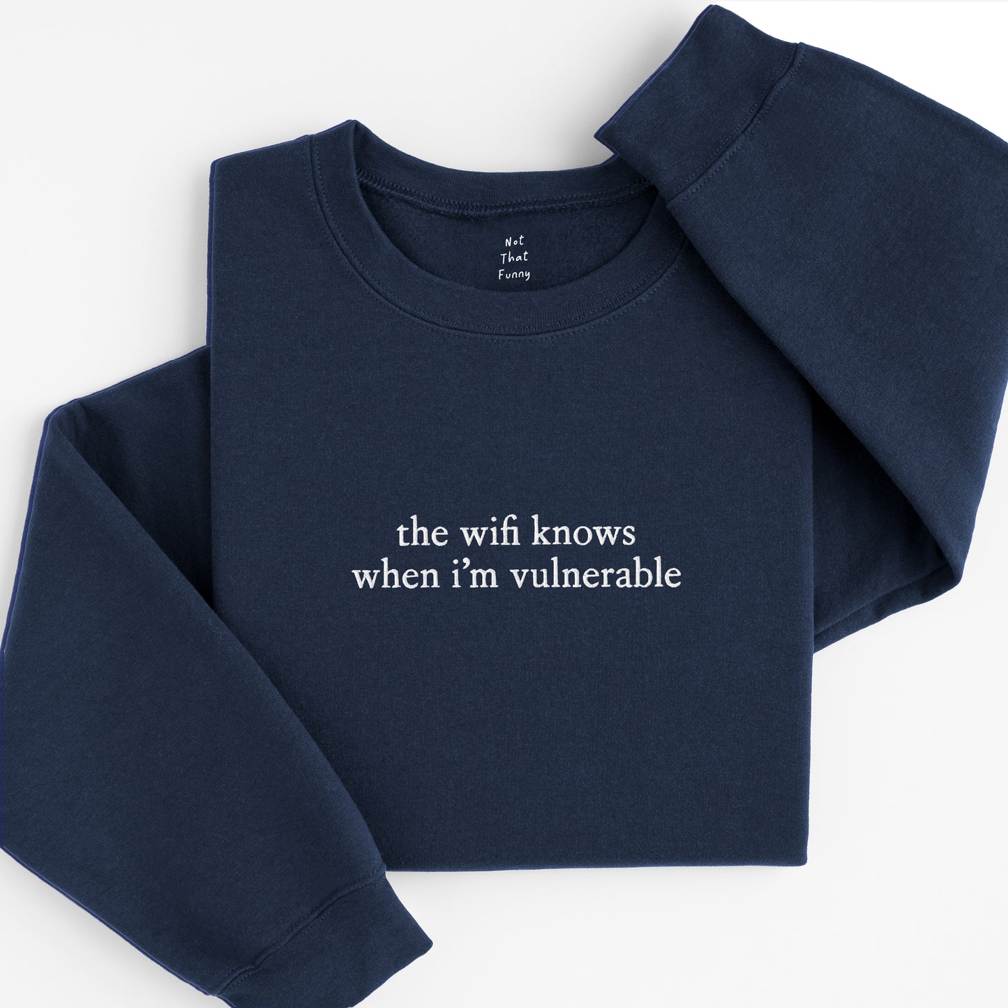 the wifi knows sweatshirt